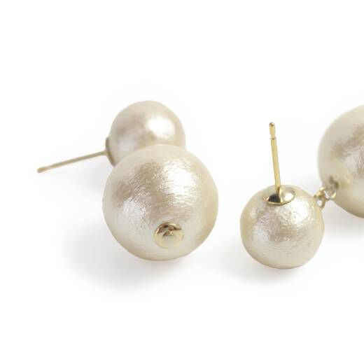 pearl drop earrings